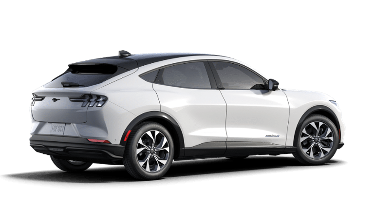 21 Ford Mustang Mach E Premium Blanc Etoile Kwh Batterie A Grande Autonomie Moteur Electrique Arriere Principal Moteur Electrique Avant Secondaire Ford Lincoln Gabriel